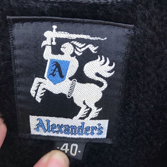 Vintage Alexander’s tweed men’s wool car coat 40 - Picture 2 of 8